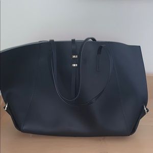 Zac by Zac posen leather black tote